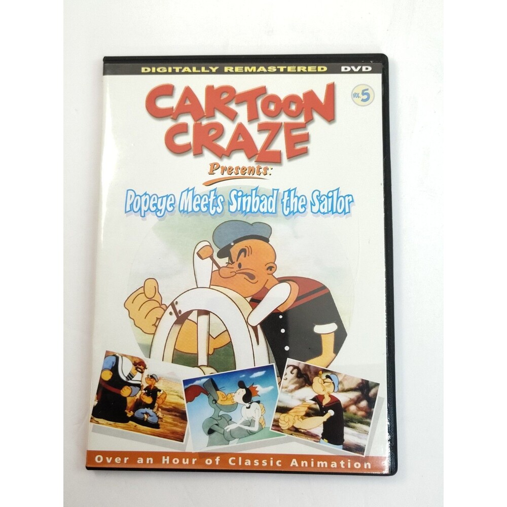 Cartoon Craze Presents Popeye Meets Sinbad the Sailor DVD Full Frame 2004 New